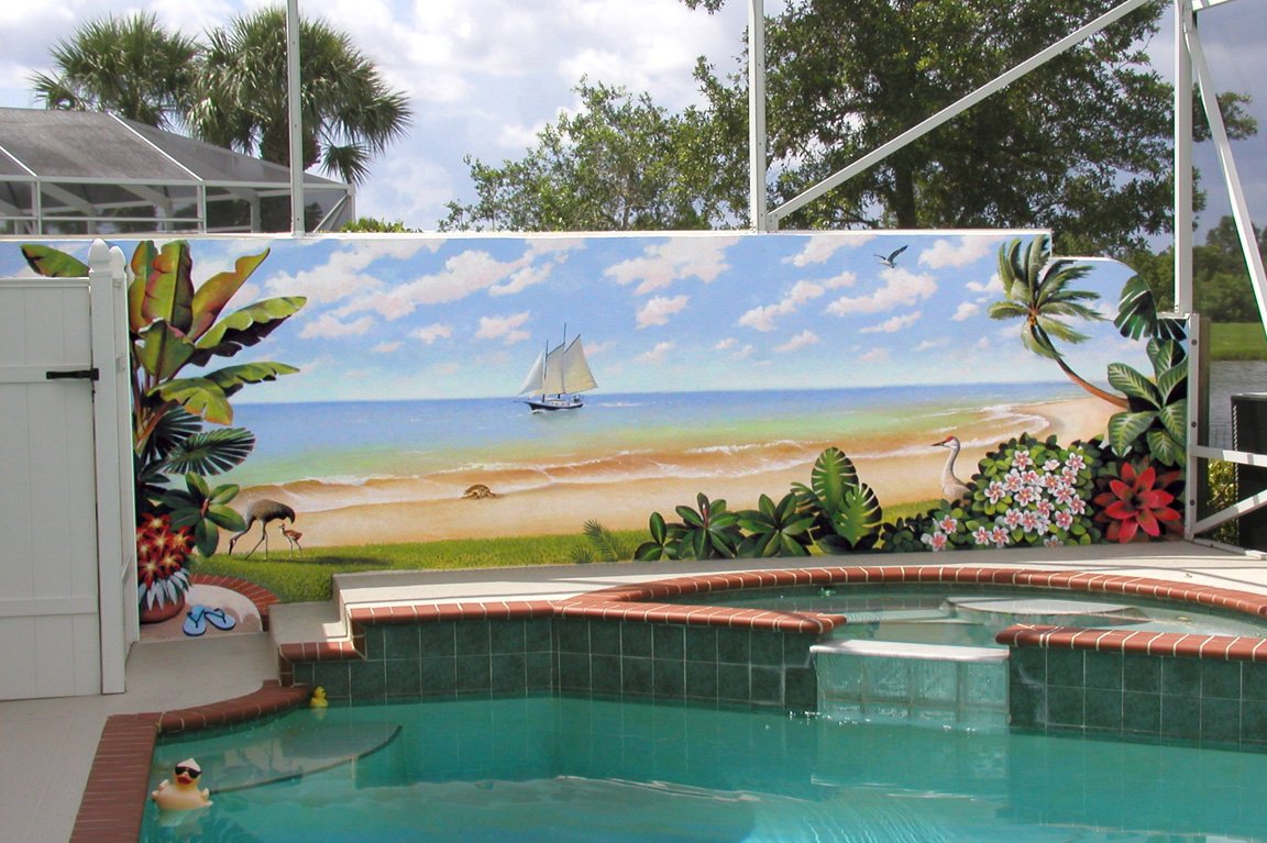 POOLSIDE MURAL