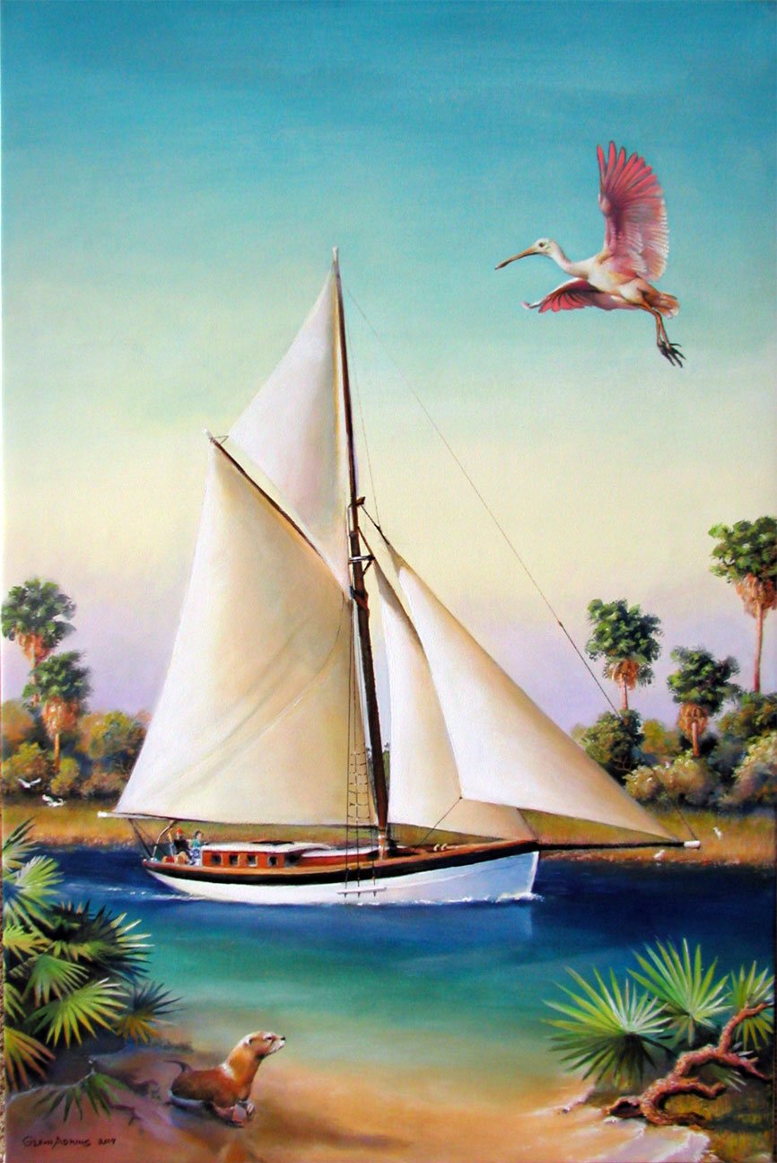 Sailboat by Glenn Adkins