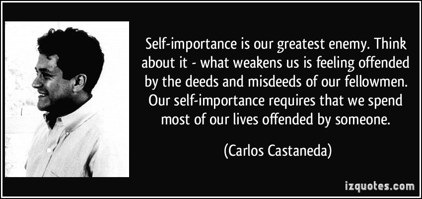 Self Importance